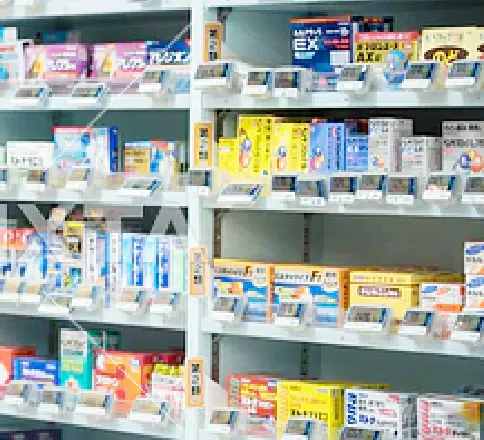 配置薬販売：お薬棚写真